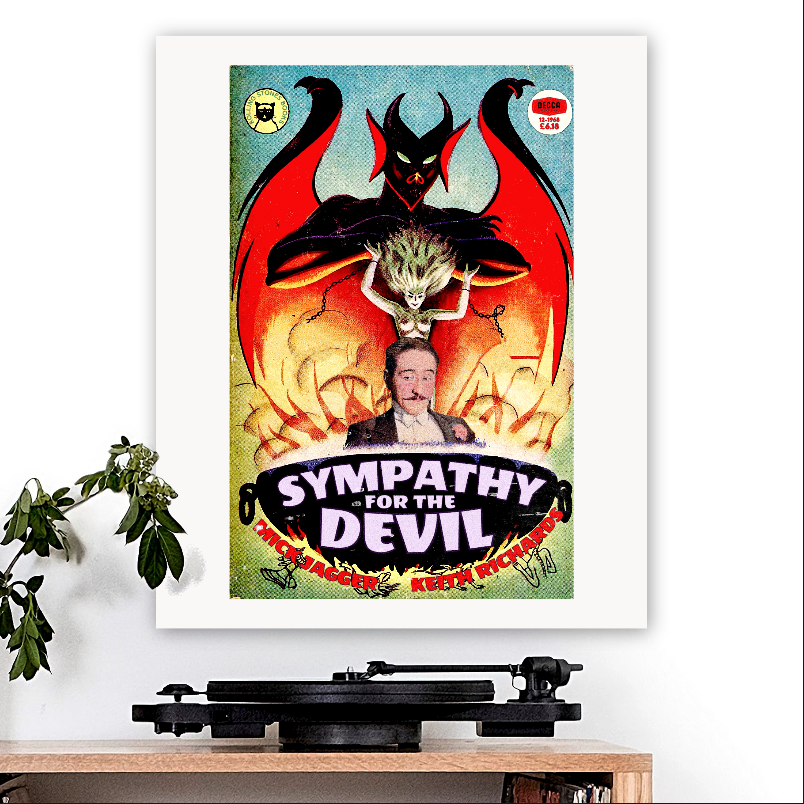 The Rolling Stones-inspired 'Sympathy for The Devil' Art Print