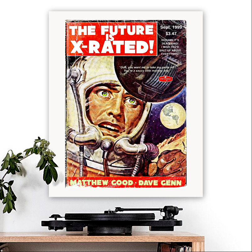 Matthew Good Band-inspired 'The Future Is X-Rated' Art Print