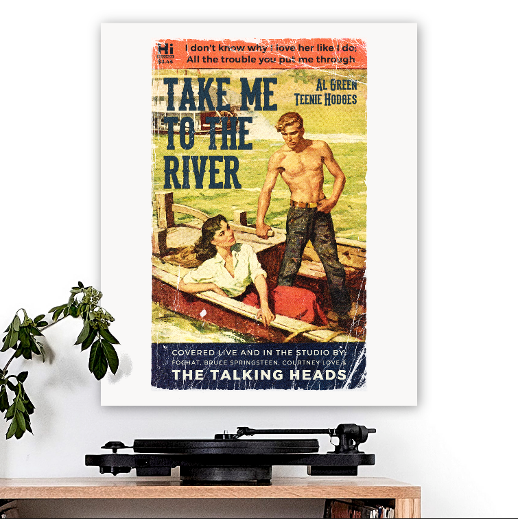 Al Green & Talking Heads-inspired 'Take Me To The River' Art Print