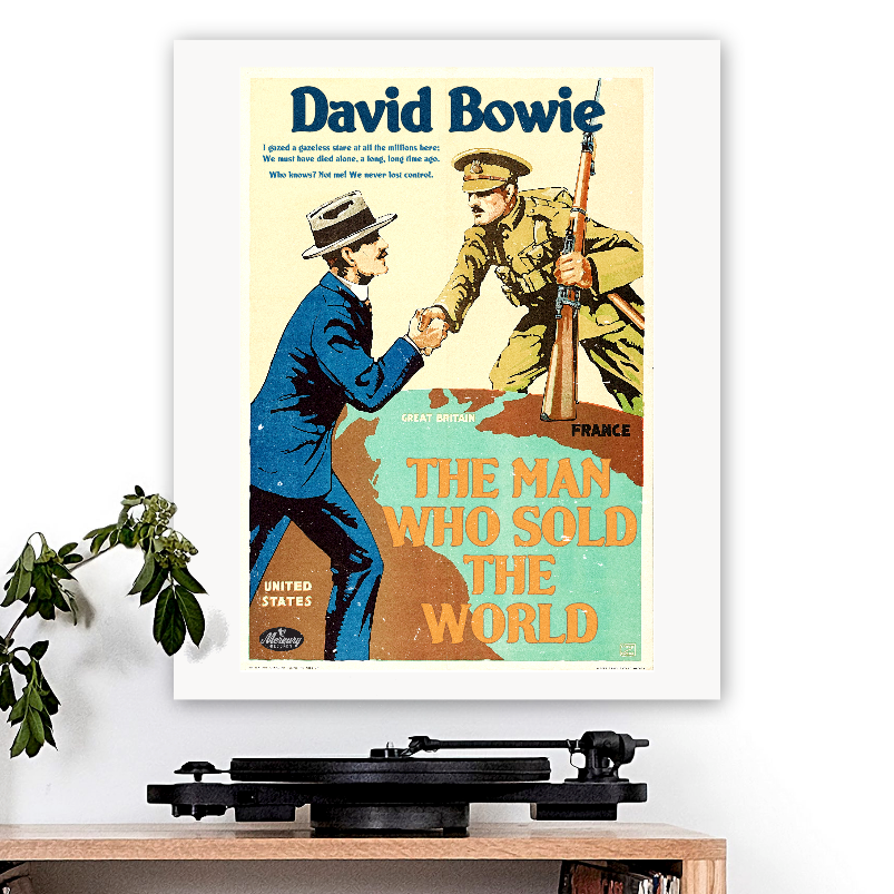 David Bowie-inspired 'The Man Who Sold The World' v1 Art Print