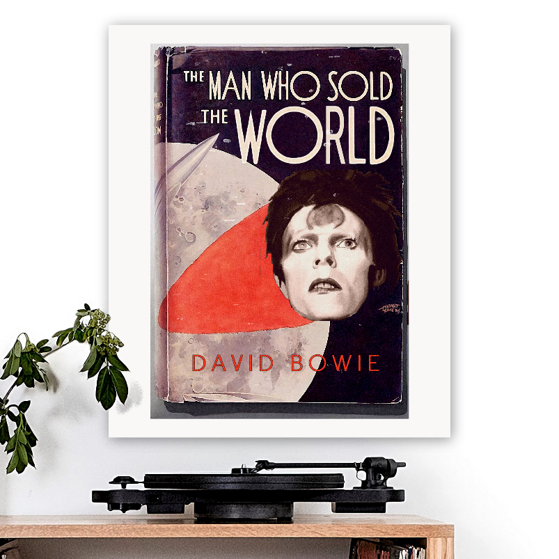 David Bowie-inspired 'The Man Who Sold The World' v2 Art Print