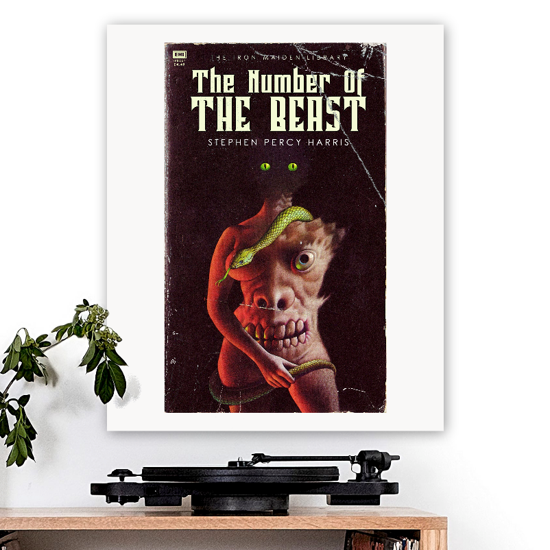 Iron Maiden-inspired 'The Number Of The Beast' Art Print
