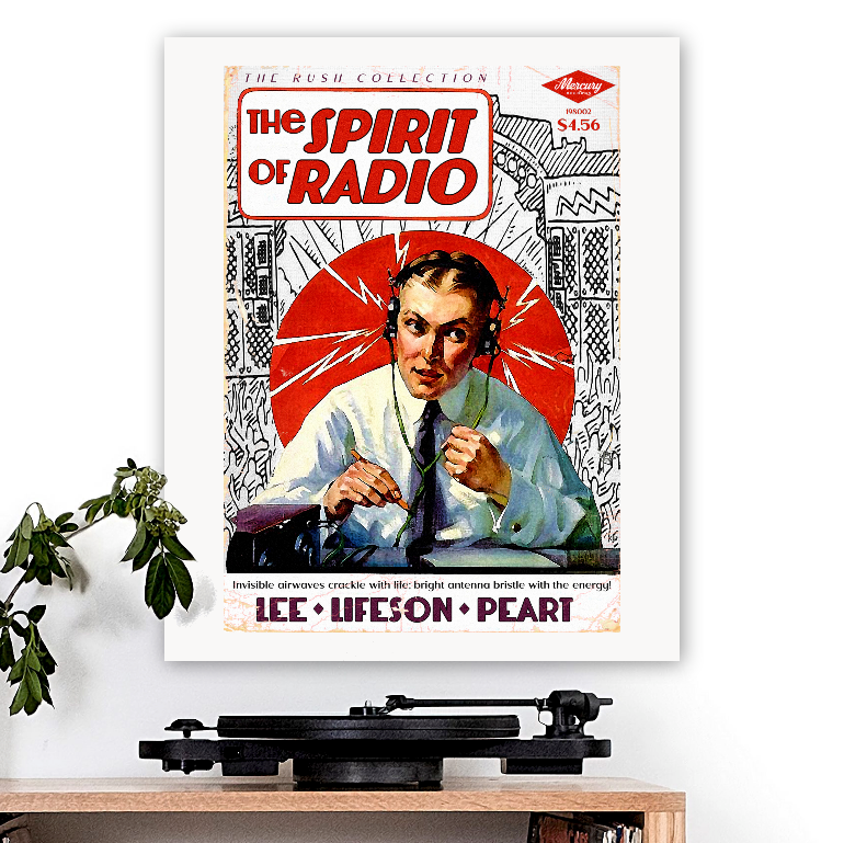 Rush-inspired 'The Spirit of Radio' Art Print