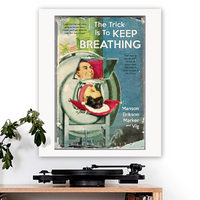 Garbage-inspired 'The Trick Is To Keep Breathing' Art Print