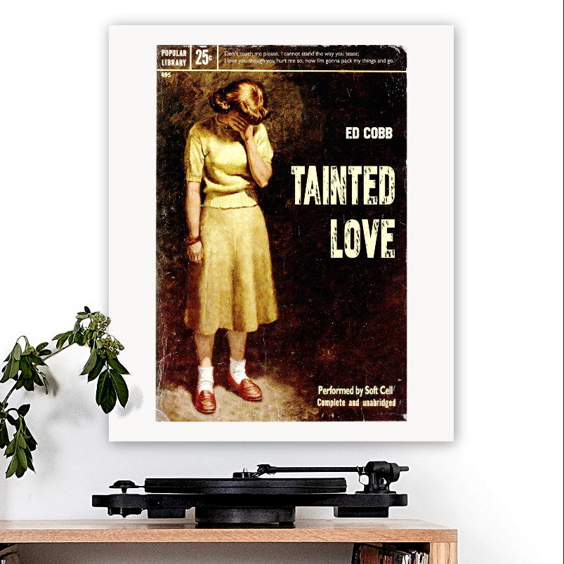 Soft Cell-inspired 'Tainted Love' v2 Art Print