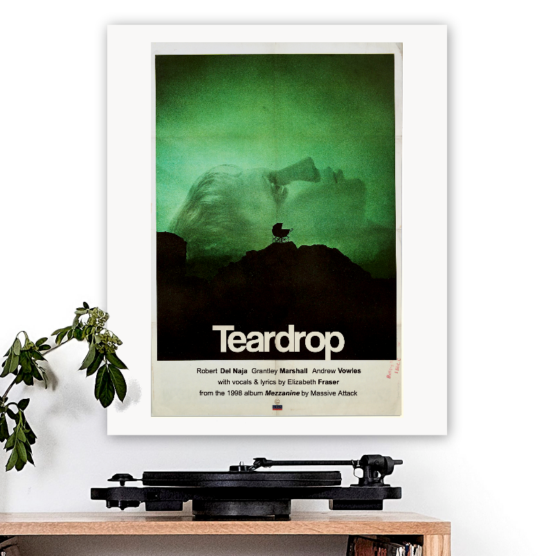 Massive Attack-inspired 'Teardrop' Art Print