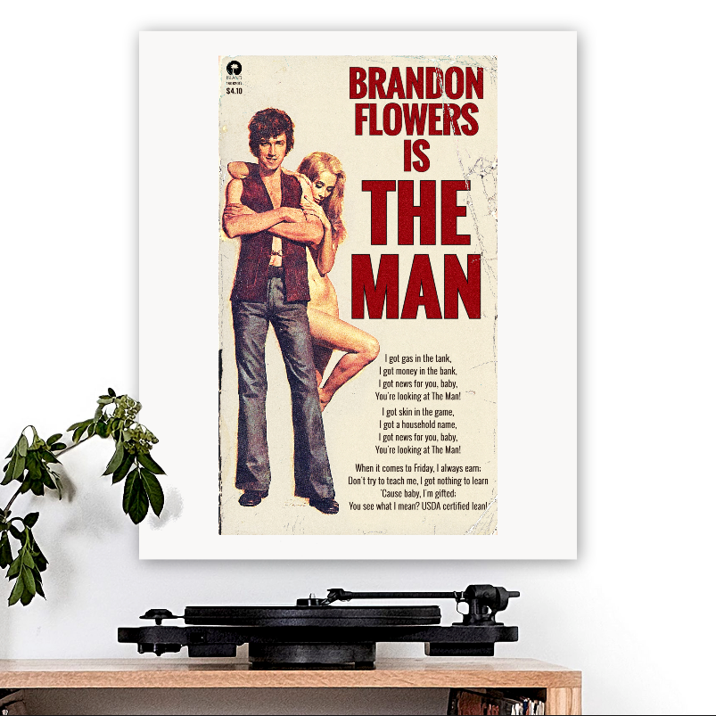 The Killers-inspired 'The Man' Art Print