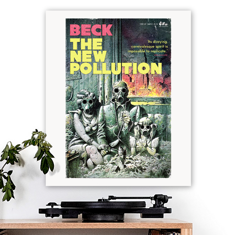 Beck-inspired 'The New Pollution' Art Print