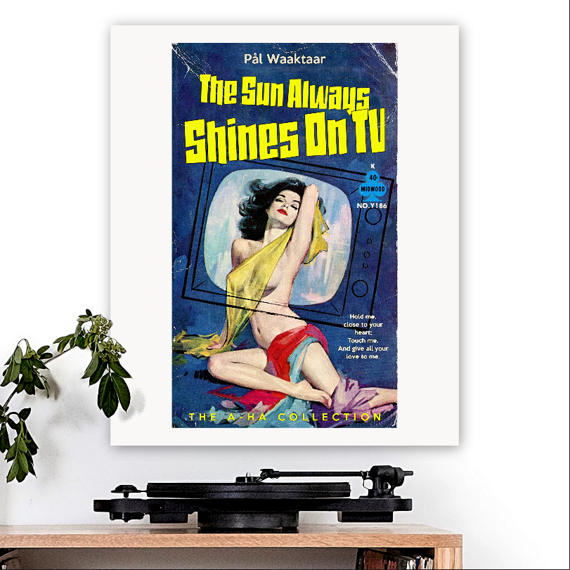 A-ha-inspired 'The Sun Always Shines On TV' Art Print