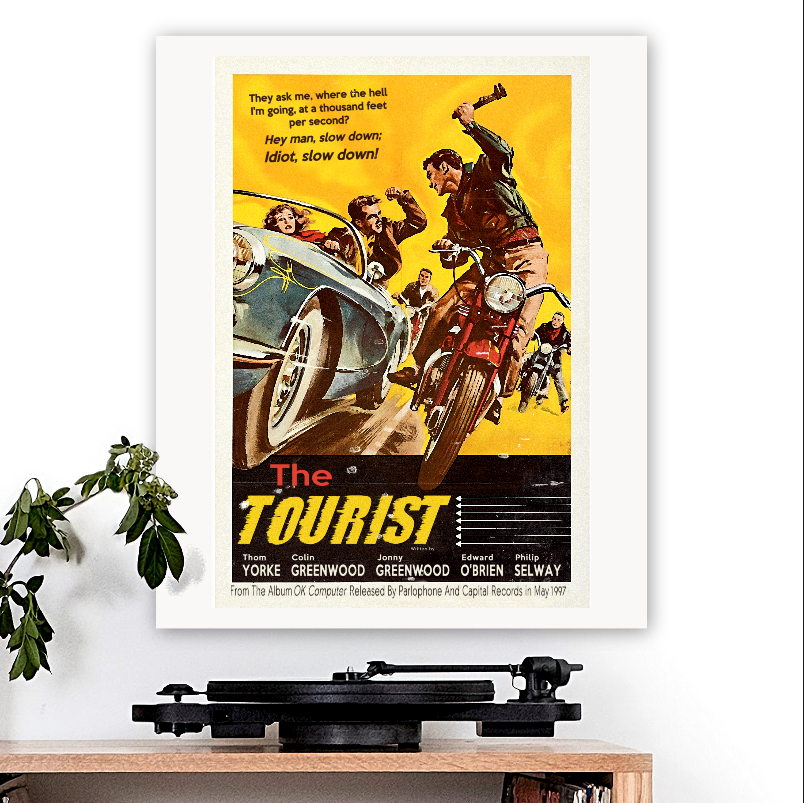 Radiohead-inspired 'The Tourist' Art Print