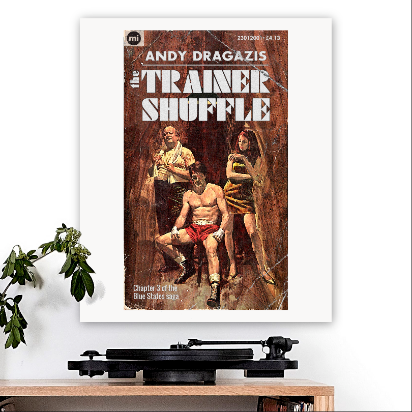 Blue States-inspired 'The Trainer Shuffle' Art Print