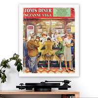 Suzanne Vega-inspired 'Tom's Diner' Art Print