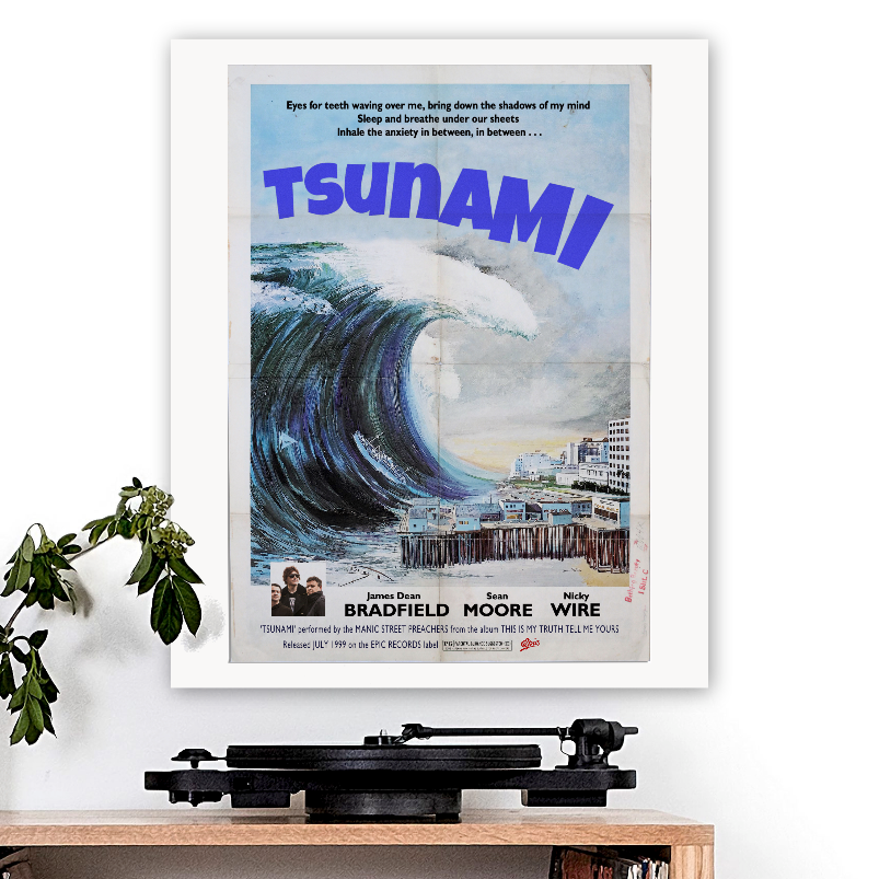 Manic Street Preachers-inspired 'Tsunami' Art Print