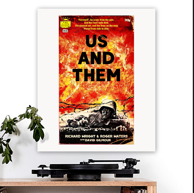 Pink Floyd-inspired 'Us and Them' Art Print