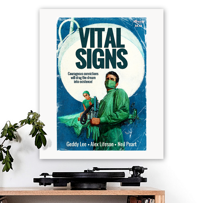 Rush-inspired 'Vital Signs' Art Print