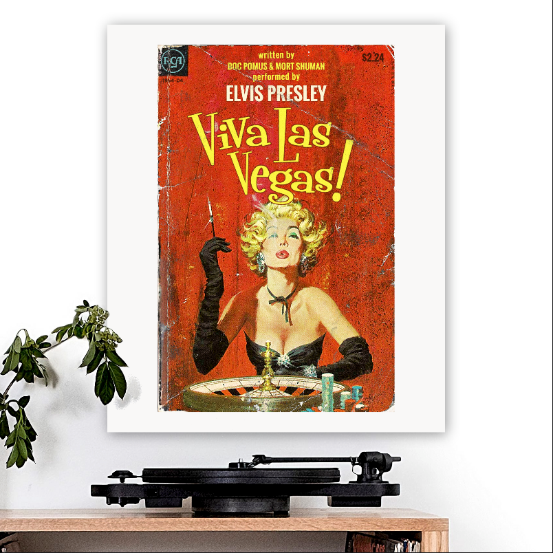 Elvis Presley-inspired 'Viva Las Vegas' Art Print