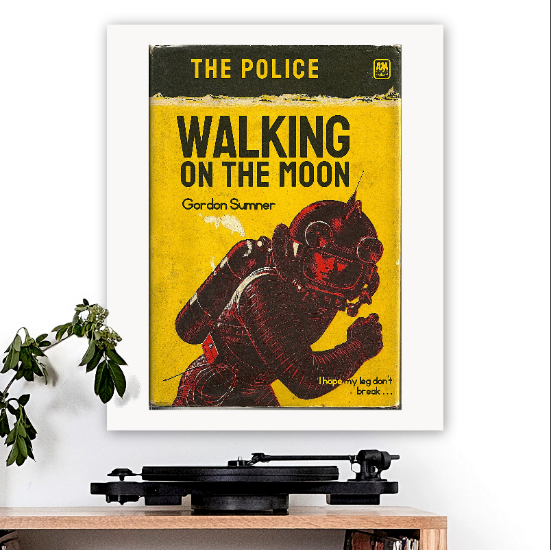 The Police-inspired 'Walking On The Moon' Art Print