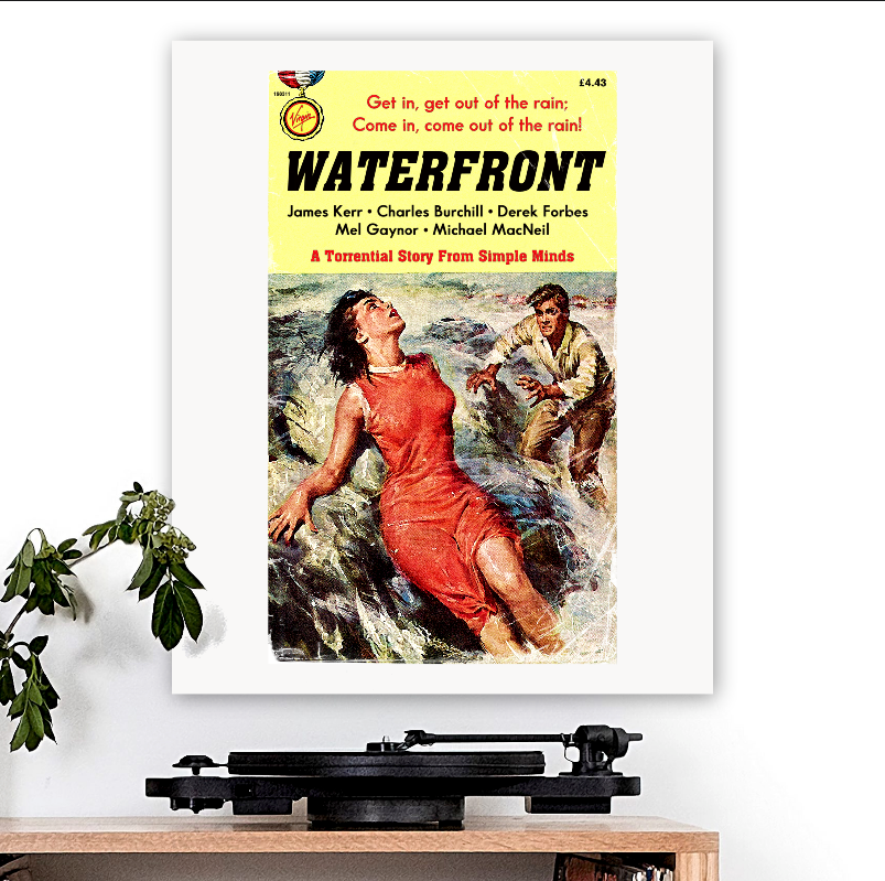 Simple Minds-inspired 'Waterfront' Art Print