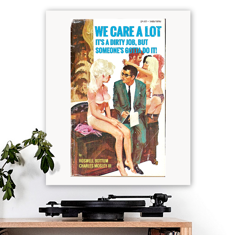 Faith No More-inspired 'We Care A Lot' v2 Art Print