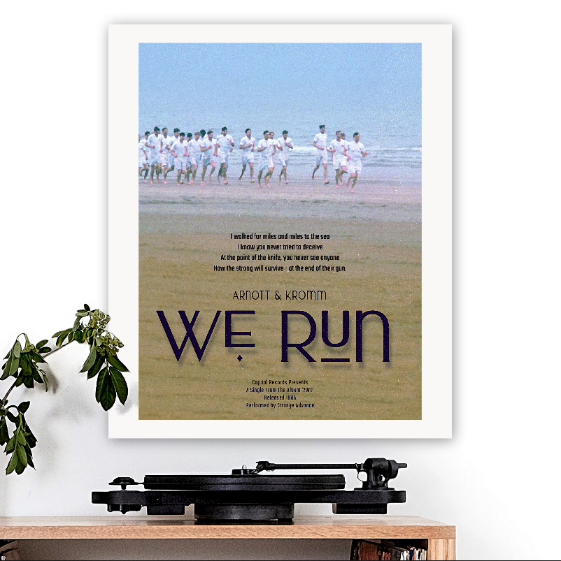 Strange Advance-inspired 'We Run' Art Print