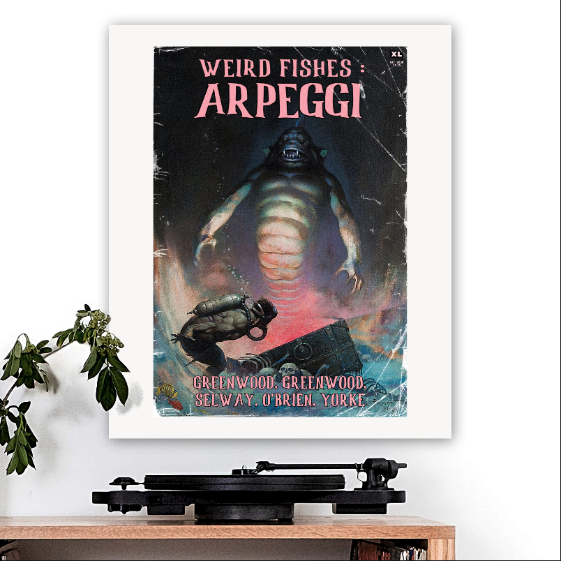 Radiohead-inspired 'Weird Fishes Arpeggi' Art Print