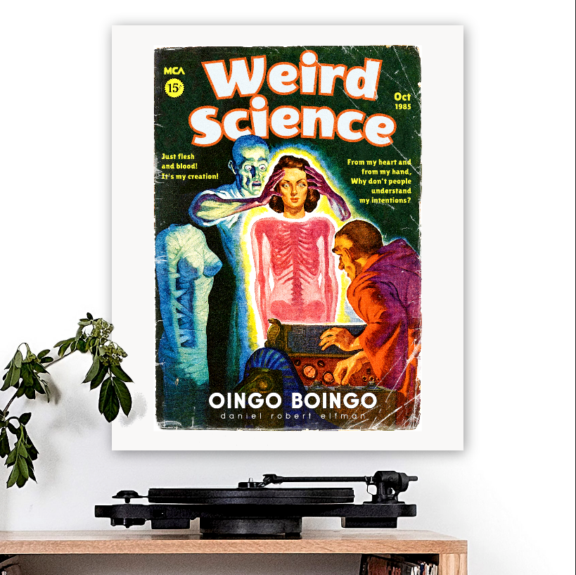 Oingo Boingo-inspired 'Weird Science' Art Print