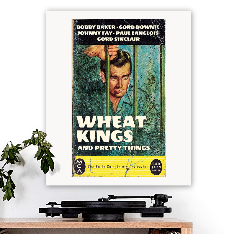 The Tragically Hip-inspired 'Wheat Kings' Art Print