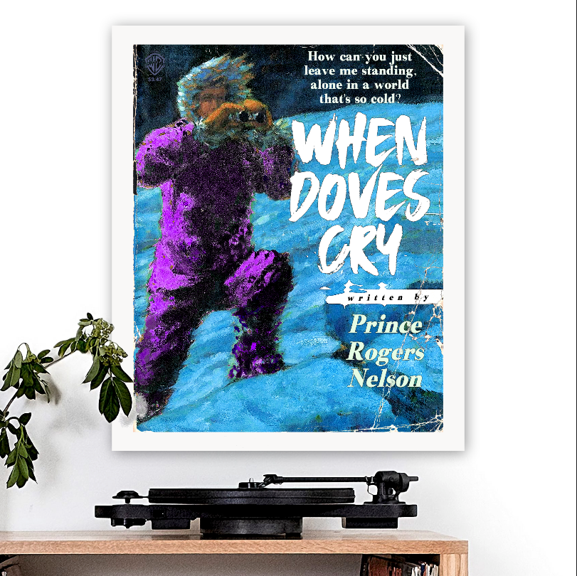 Prince-inspired 'When Doves Cry' Art Print