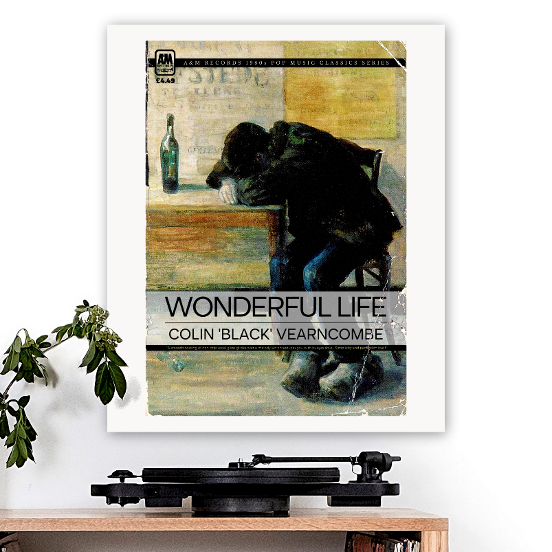 Black-inspired 'Wonderful Life' Art Print