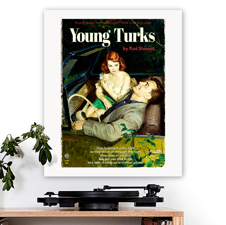 Rod Stewart-inspired 'Young Turks' Art Print