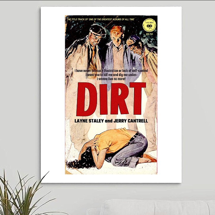 Alice In Chains 'Dirt' Art Print - RecombinantCulture