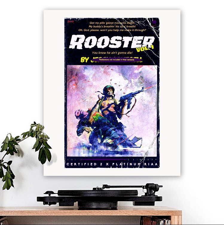 Alice in Chains-inspired 'Rooster' Art Print - RecombinantCulture