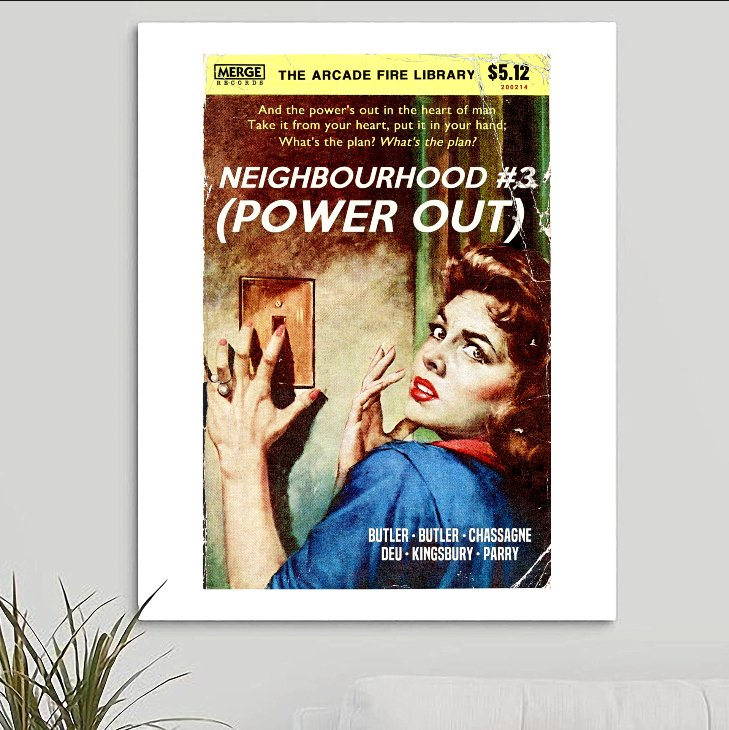 Arcade Fire 'Neighborhood #3 Power Out' Art Print - RecombinantCulture