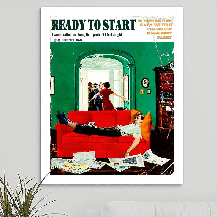 Arcade Fire 'Ready To Start' Art Print - RecombinantCulture