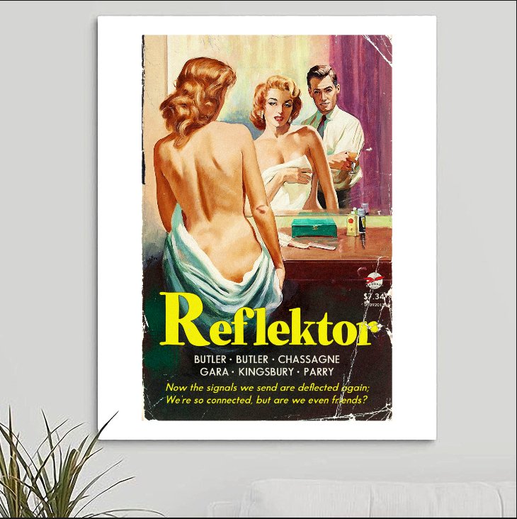 Arcade Fire 'Reflektor' Art Print - RecombinantCulture