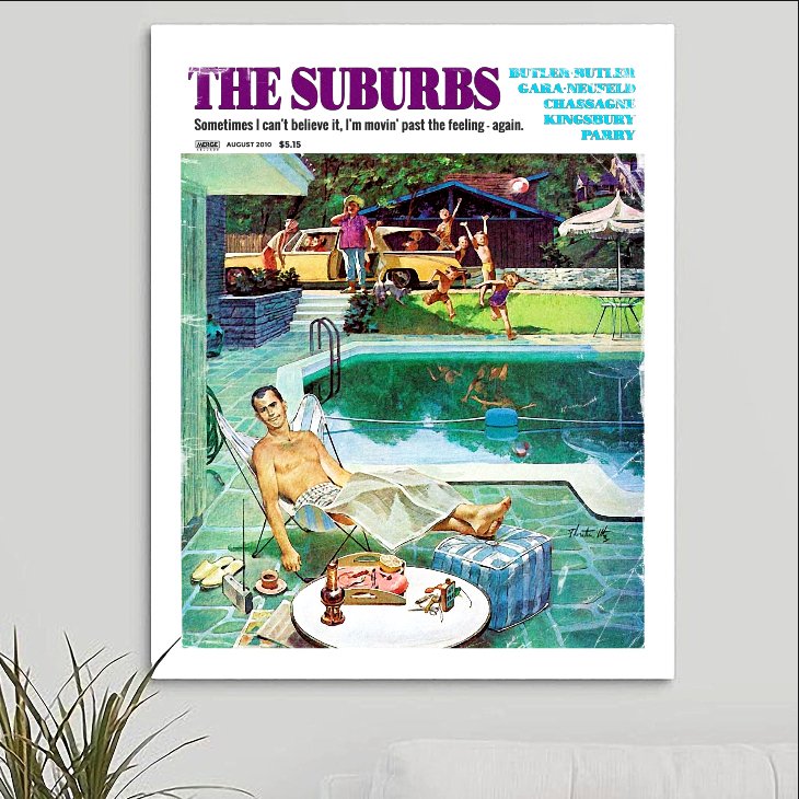 Arcade Fire 'The Suburbs' Art Print - RecombinantCulture
