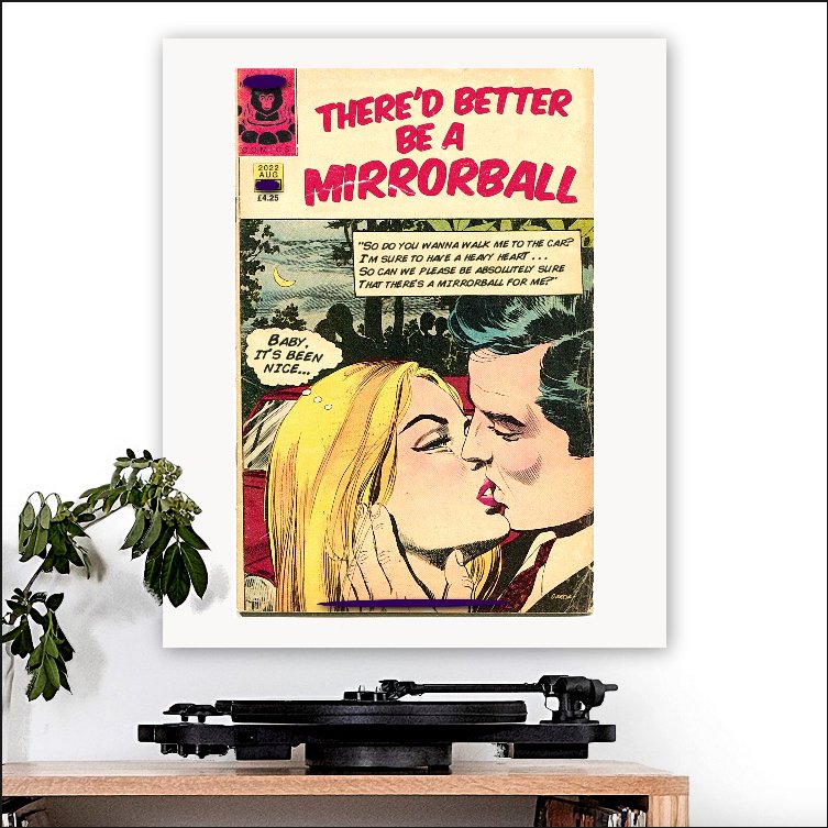 Arctic Monkeys-inspired 'There'd Better Be A Mirrorball' v1 Art Print - RecombinantCulture