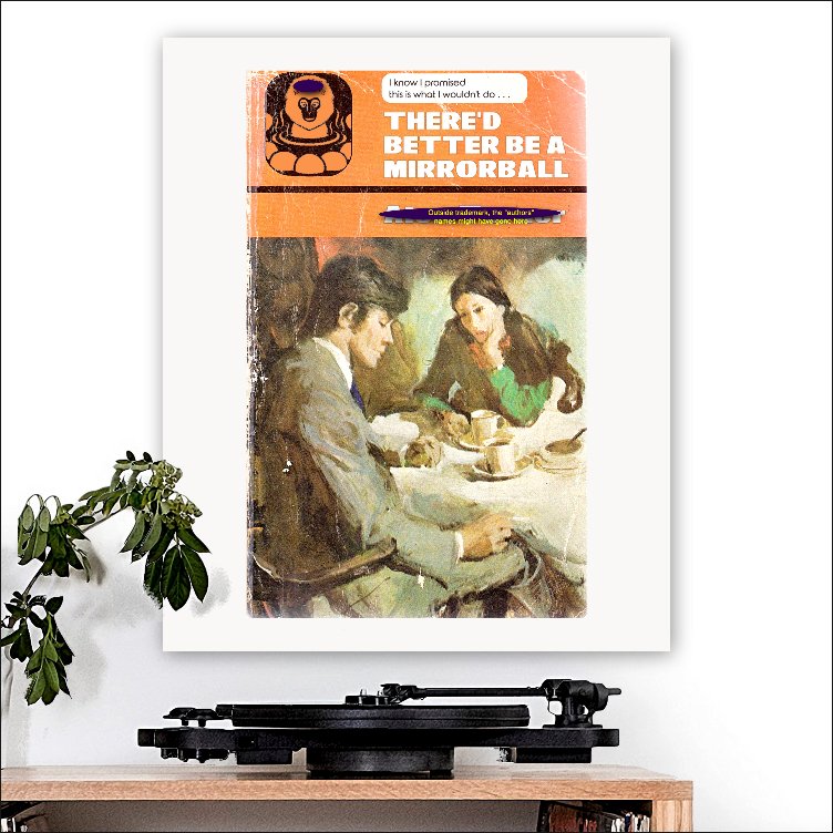 Arctic Monkeys-inspired 'There'd Better Be A Mirrorball' v2 Art Print - RecombinantCulture