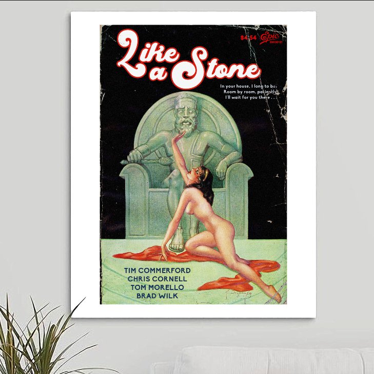 Audioslave 'Like A Stone' v2 Art Print - RecombinantCulture