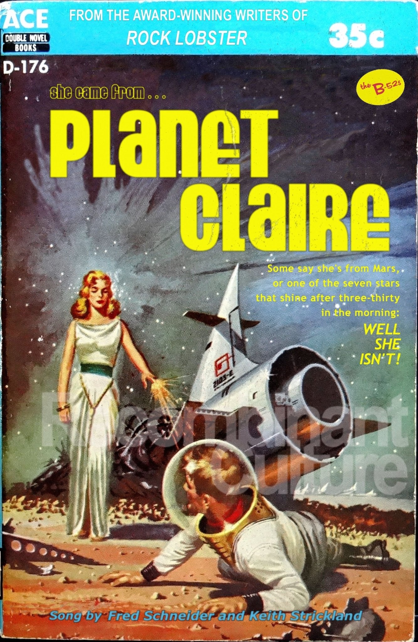 B-52s 'Planet Claire' Art Print - RecombinantCulture