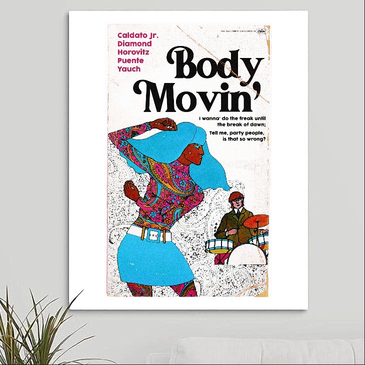 Beastie Boys 'Body Movin' Art Print - RecombinantCulture