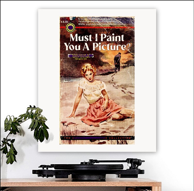 Billy Bragg-inspired 'Must I Paint You A Picture?' Art Print - RecombinantCulture
