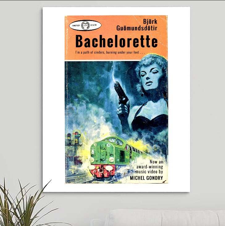 Björk 'Bachelorette' Art Print - RecombinantCulture