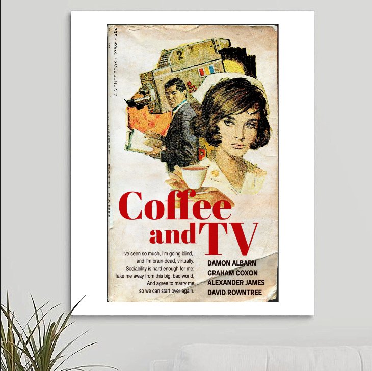 Blur 'Coffee & TV' Art Print - RecombinantCulture