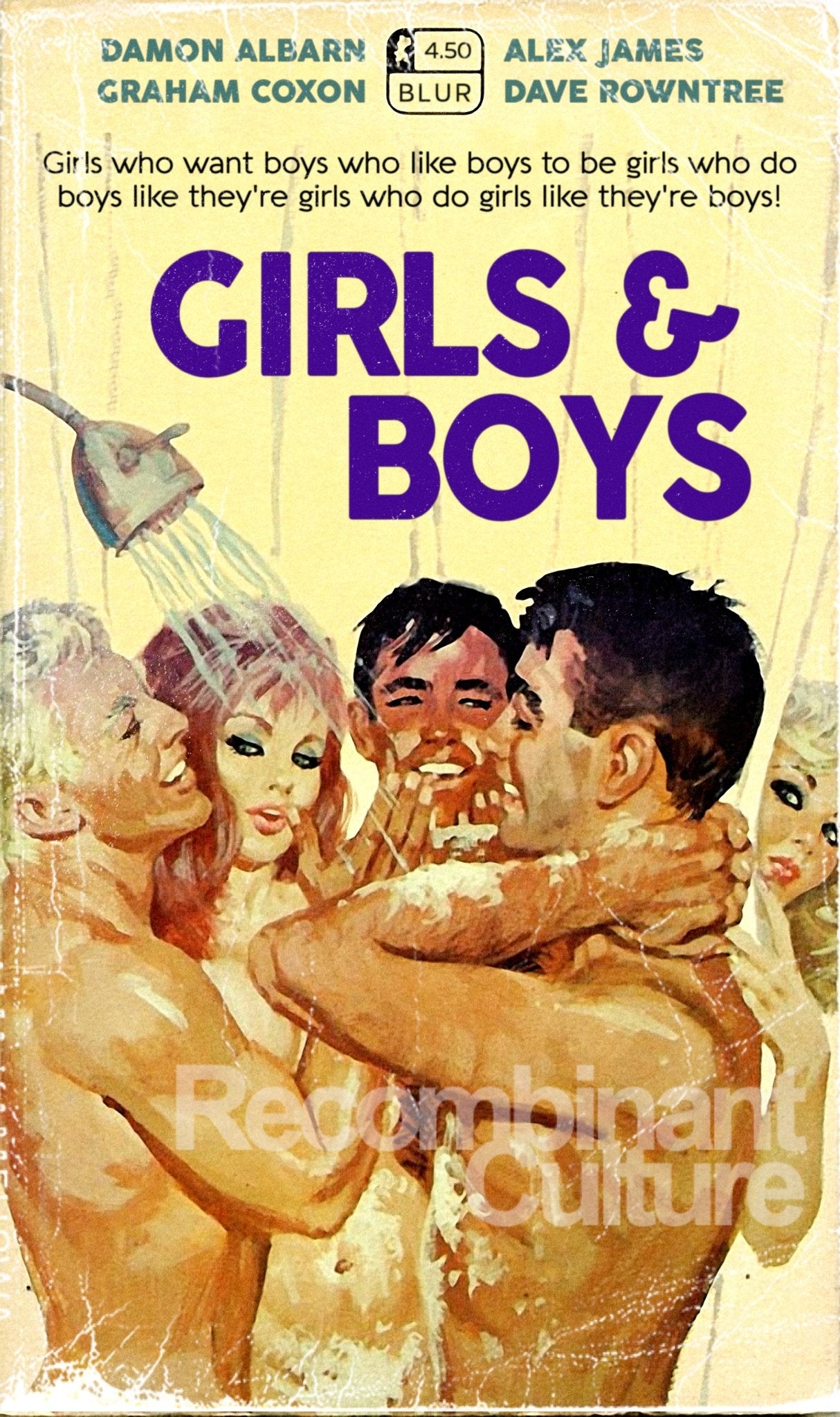 Blur 'Girls and Boys' Art Print - RecombinantCulture