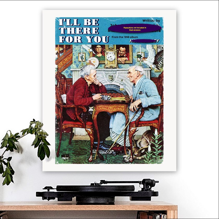 Bon Jovi - inspired 'I'll Be There For You' Art Print - RecombinantCulture