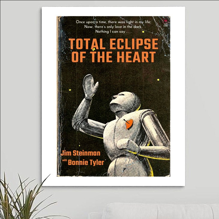 Bonnie Tyler 'Total Eclipse of The Heart' Art Print v1 - RecombinantCulture