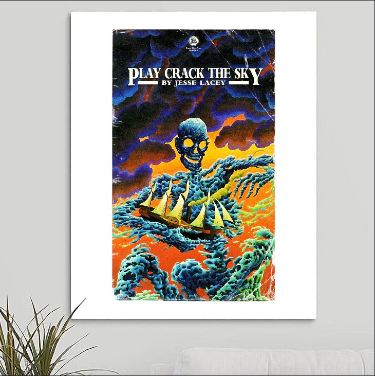 Brand New 'Play Crack The Sky' Art Print - RecombinantCulture