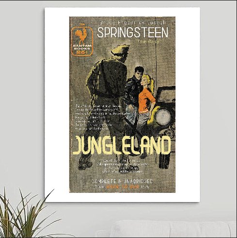 Bruce Springsteen 'Jungleland' Art Print - RecombinantCulture