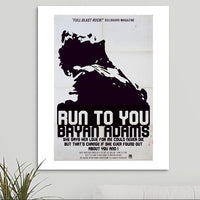 Bryan Adams 'Run To You' Art Print - RecombinantCulture